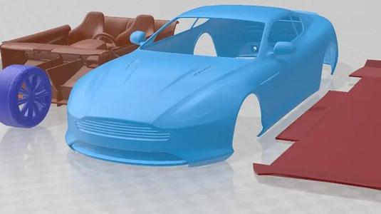 Aston Martin DB9 2013 Printable Car