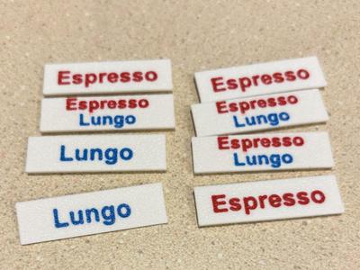 Labels for Nespresso Holder Under Shelf Mount