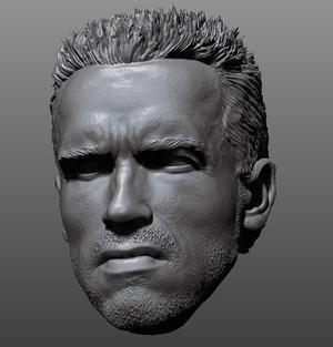 Alan Dutch – Arnold Schwarzenegger custom head