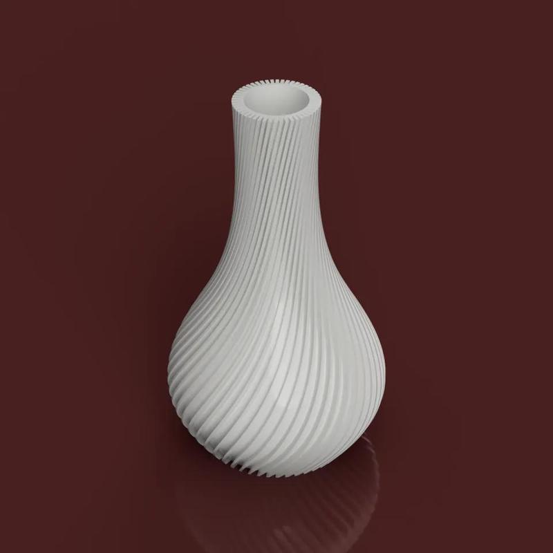 Slim Twisted Vase