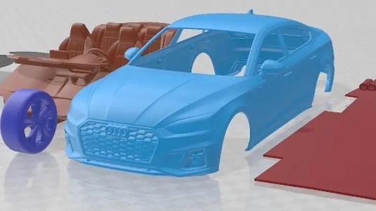 Audi S5 Sportback 2020 Printable Car
