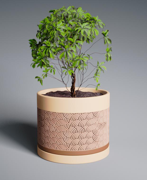 Planter Pot Ramen with Straight Base