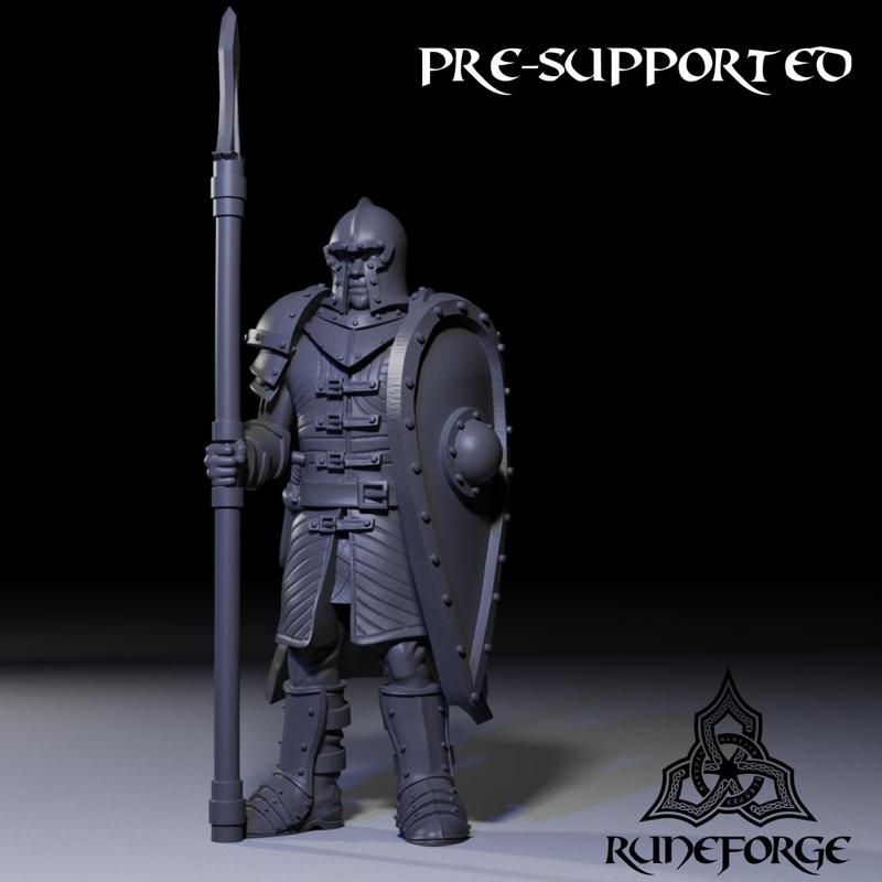 city Guard – Spear and Shield – Sentry