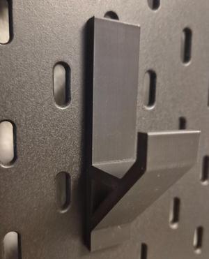 Powerful hook for IKEA skadis