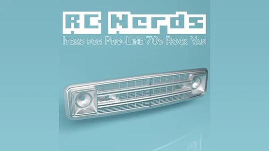 Grill set for Pro-line ’70s Rock Van​ Clear Body