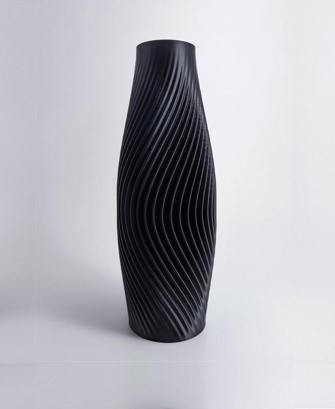 Modern Vase Design “Volute” minimalistic spiral design | STL to 3D print