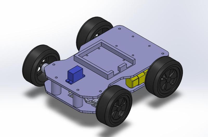 ARDUINO SERVO-CAR. FREE USE OF DESING.