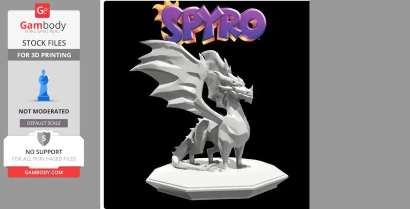 SPYRO – DRAGON STATUE REPLICA