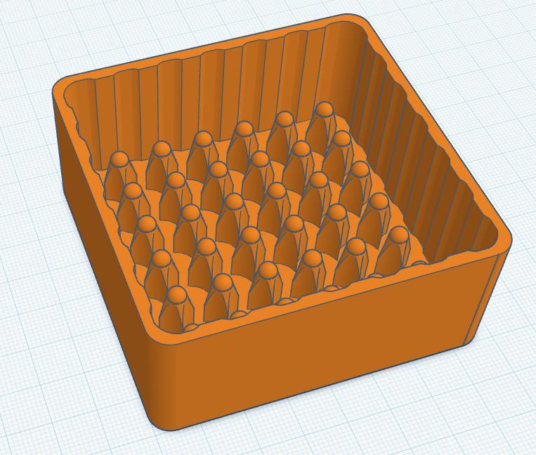 Battery Tray AAA Cell 7×7
