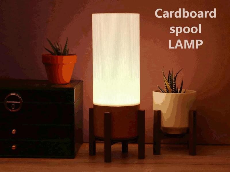 EcoLight – Cardboard Spool Lamp