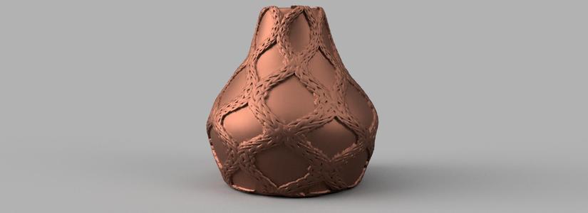 Vase corde noeud