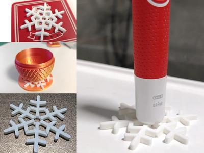 Snowflake Coasters Toothbrush Holders Coaster Organizer Drip Pad