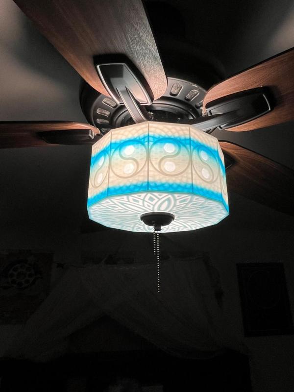 Replacement Lamp Shade for my Ceiling Fan. Compatible With Fixtures Using a 10.5mm Center Hole