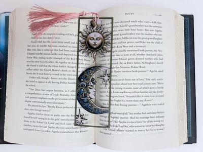 Celestial Sun Moon Bookmark