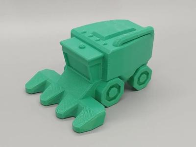Low Poly Combine Harvester
