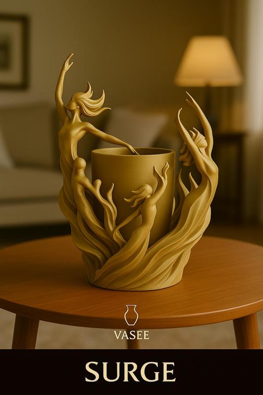 Human Form Vase Art Organizer – Soft Connection