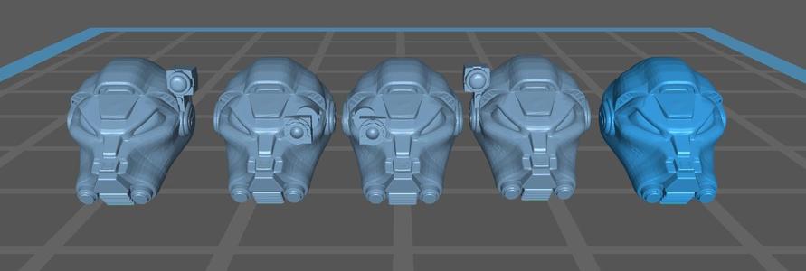 Alternate Terminator Helmets