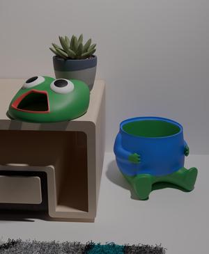 Peepo Themed Trash Bin – Inspired by Pepe the Frog Meme