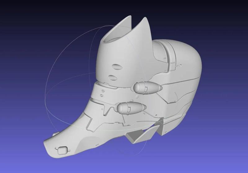 Evangelion Rebuild Unit 02 Head Replica