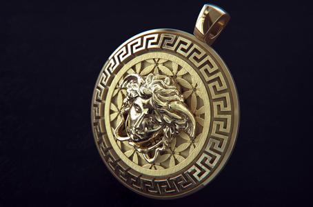 Medusa pendant S