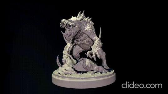 Hellhound Lizzard demon Dungeons and dragons d&d