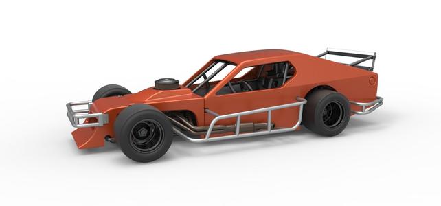 Asphalt Modified stock car Scale 1 to 25