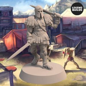 Realm of Eros Champion – Pose 2 – 3D printable miniature – STL file