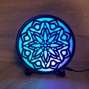 Mandala LED Lamp – 20 Interchangeable Faces