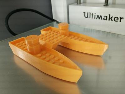 Catamaran Balloon Boat
