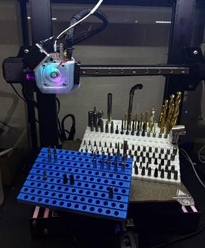 Hex Bit Storage Organizer (Pegboard mountable)