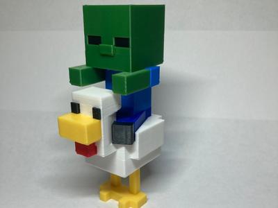 Chicken Jockey from Minecraft Movie