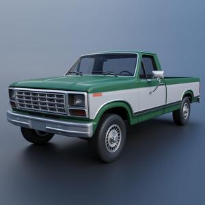 Pickup Truck F-150 Long Bed 1980