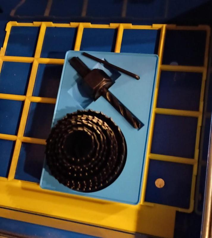 Gridifinity Warrior hole saw set