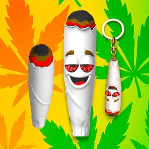 Funny Doobie Doods Figurine & Keychain Set