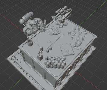 Marine Mini Painter Station