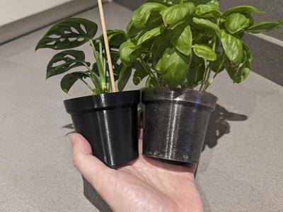 Simple Pot Planter w/ Drainage – Spiral Vase Mode