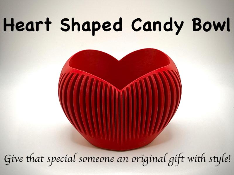 Heart Shaped Candy Bowl