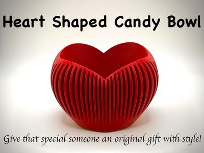 Heart Shaped Candy Bowl