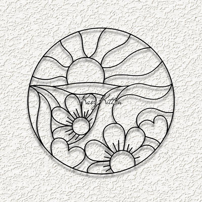 sunflower spring garden WALL ART HOME DECOR