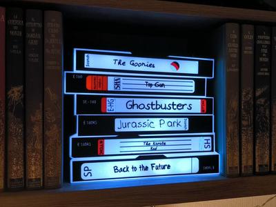 VHS Pile Lightbox – Led lamp