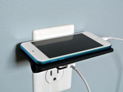 Wall Outlet Shelf