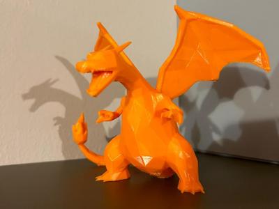 Low Poly Charizard Pokemon