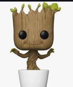 Groot dans un pot de fleur