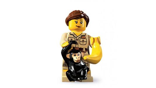 3D print minifigure - 8805-7 Zookeeper