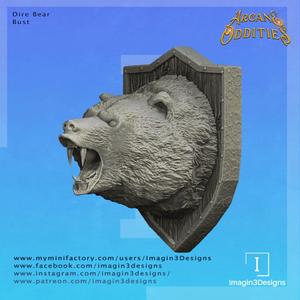 Dire Bear Bust