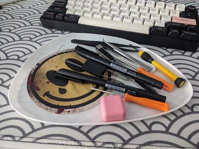Simple tray – less filament remix