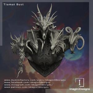 Pre-Supported Tiamat Bust