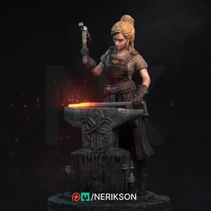 Lara The Blacksmith Standalone Pose 01 [presupported]