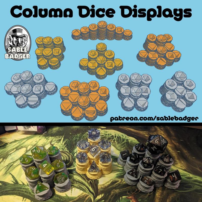 Dice Set Display – Towers