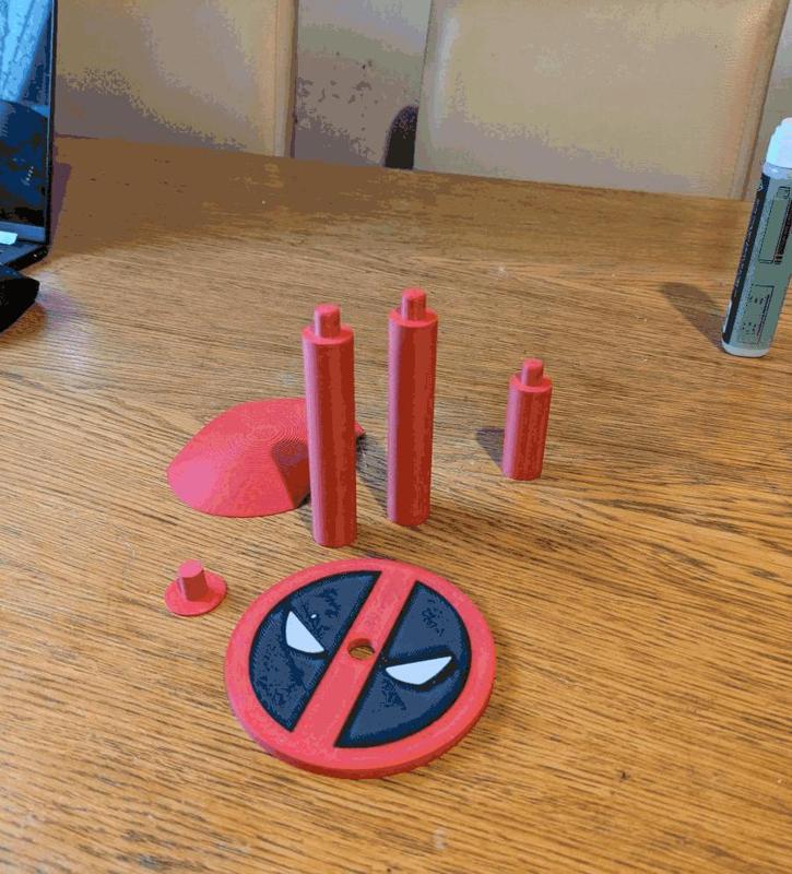 Updated threaded modular stands for HelmetS
